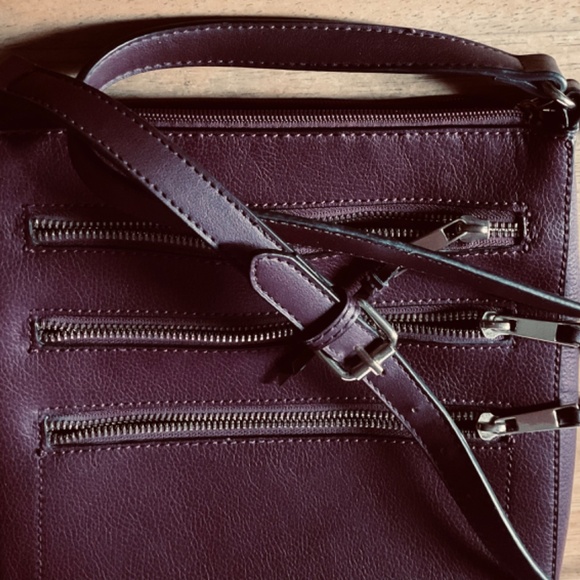 Eggplant-Colored Crossbody Bag - Picture 6 of 6